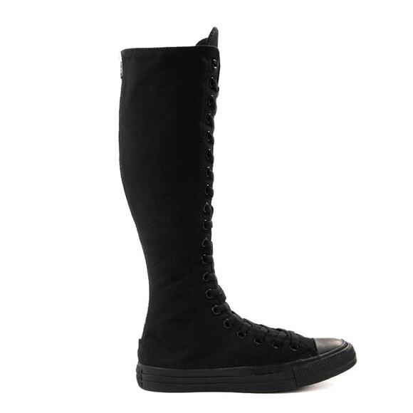 Converse Chuck Taylor All Star XX Hi Sneaker Black Knee High Lace Up Zip 13 NEW main image 9